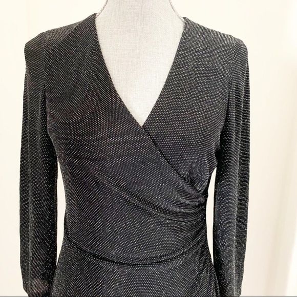 Ralph Lauren Chaps -silver/black sparkly dress - Picture 10 of 10